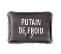 Fisura - Chauffe-Mains Original en Gel Miniature. Réutilisable, de Poche pour Activités de Plein Air. (1 Pièce Froid, Noir)