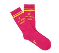 fisura. - Chaussettes originales unisexes « Brillo » rose. Chaussettes pour cadeau. Chaussettes hautes roses. Chaussettes avec message en espagnol. Chaussettes en coton et polyester. Taille unique.