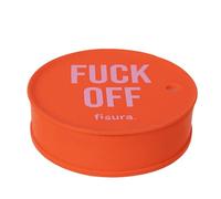 Fisura - Couvercle anti-drogue « F*ck off » rouge. Protecteur de boisson original bleu. Couvercle réutilisable Protection de gobelet anti-déversement en silicone.
