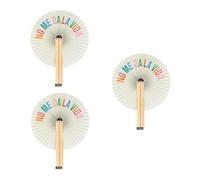 fisura. - Éventail pliable avec message No Me Da La Vida. Éventail pliable original en papier. Pai pai multicolore. Détail de mariage pour invités. Cadeau fête ou cérémonies. 3 unités