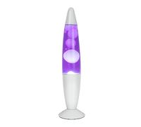 FISURA GIFTMARKET - Lampe à lave violette. Lampe de chevet avec 2 ampoules incluses. Cadeau amusant pour les adolescents. Lampe rétro de 34 x 8,5 cm.