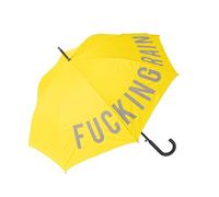 fisura. - Grand parapluie. Parapluie adulte. Parapluie automatique avec bouton. Parapluie originale. Diamètre de 106 cm. Plastique et aluminium (Rain, jaune)