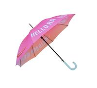 fisura. - Grand parapluie. Parapluie adulte. Parapluie automatique avec bouton. Parapluie originale. Diamètre de 106 cm. Plastique et aluminium (Welcome back, rétrogradé)