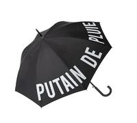 fisura. - Grand Parapluie. Parapluie Adulte. Parapluie Automatique avec Bouton. Parapluie Originale. Diamètre de 106 cm. Plastique et Aluminium (P*Tain de Pluie, Noir)
