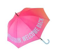 fisura. - Grand parapluie. Parapluie adulte. Parapluie automatique avec bouton. Parapluie originale. Diamètre de 106 cm. Plastique et aluminium (Welcome back, rétrogradé)