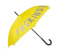 fisura. - Grand parapluie. Parapluie adulte. Parapluie automatique avec bouton. Parapluie originale. Diamètre de 106 cm. Plastique et aluminium (Rain, jaune)