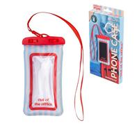 fisura. Housse imperméable Mobile Originale « Better Late ». Sac étanche Mobile Rouge et Rose pour Huawei, Galaxy S20+/S10e, iPhone 17/16/15/14/13/12 Air/Pro Max (Out of The Office, Bleu et Rouge)