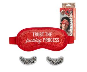 Fisura - Kit masque de sommeil et patchs pour yeux "Trust". Masque de gel