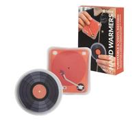 Fisura Lot de 2 Chauffe-Mains Originaux « Tourne-Disque et Vinyle » en Gel Original Réutilisable pour activités de Plein air