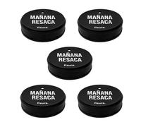 Fisura - Lot de 5 couvercles anti-drogue « Matin gueule de bois » - Protecteur de boisson original - Couvercle réutilisable - Protection de gobelet anti-déversement en silicone - 5 pièces