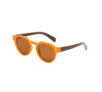 fisura. - Lunettes de soleil femme “hot ideas”. Modèle polarisé orange et marron. Design original avec boîte métal, chiffon et étui. Originale comme cadeau.