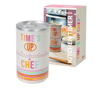 Fisura - Minuteur de Cuisine Original en Forme de boîte avec Message “Time’s up Chef”. Minuteur de Cuisine analogique 60 Minutes. TimerPomodoro drôle et Pratique