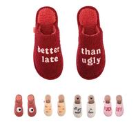 fisura. Mixte Better Late, Rouge Slipper, 40 2/3 EU