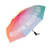 Fisura Ombrello Pieghevole ¿Hello Rain, Welcome Back¿ D96 Cm Multicolore
