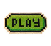 Fisura - Paillasson Original Play en Fibre de Coco avec Base antidérapante en PVC. Tapis d'entrée Vert en Forme de Manette de Jeu, idéal pour Les Gamers. Dimensions : 70 cm x 35 cm