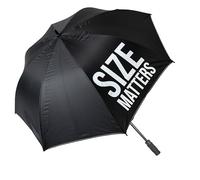 fisura. - Parapluie XXL « Size matters » noir. Grand parapluie noir pour les jeunes. Parapluie automatique avec bouton. Parapluie résistant au vent. 135 centimètres de diamètre.