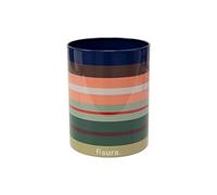 fisura. Pot à crayons Stripes en acier 10,5 x 8 cm