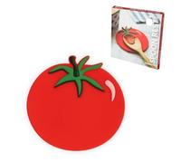 Fisura - Repose-cuillère original " tomate ". Repose-cuillère en silicone