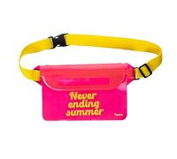 Fisura - Sac imperméable à l'eau Waterproof. Sac imperméable. Sac étanche avec Ceinture réglable. Dimensions: 22,5 centímetros x 12,5 centímetros (Summer, Rose)