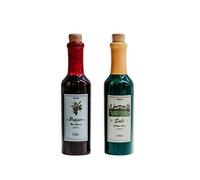 FISURA - Salière et poivrière. Sel et poivre original. Saliere et poivriere en céramique. (Vin, rouge et jaune)