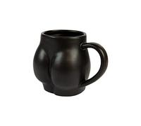 fisura. - Tasse amusante en forme de corps. Mug noir original. Capacité : 320 millilitres. 14 x 10,5 x 8 centimètres. Matériau : Porcelaine