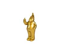 Fisura Tirelire Originale avec Différentes Formes et Tailles - Grande Tirelire pour Adultes - Tirelire Cadeau (Gnome, Doré)