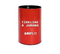 FISURA - Tirelire Originale avec Message Tirelire à jurons. Grande Tirelire pour Adultes en Acier. Tirelire en Fer-Blanc à Offrir. Dimensions : 13 x 20 cm