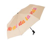 fisura. - Parapluie pliable original Cazzo Di Pioggia noir. Modèle automatique féminin. Facile à transporter. Coupe-vent et robuste, idéal en déplacement. Diamètre ouvert : 96 cm.