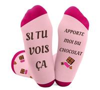 fiszdovb Idee Cadeau Femme Anniversaire,Cadeau Maman Mamie,Idée Cadeaux Noel Femme Tata Copine,Cadeaux Femmes Chocolat Chaussettes Original Utile Fete Des Meres Fete Des Grand Mere Saint Valentin