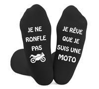 fiszdovb Idee Cadeau Homme Anniversaire, Idée Cadeau Homme Moto, Cadeaux Papa Papy Motard Chaussettes Drole Cadeaux Tonton Mari Copain Frere Noel Fete Des Peres Fete Des Grand Pere Saint Valentin