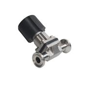 Fit 1/2" 12.7mm Pipe OD x 0.5" Tri Clamp Diaphragm Valve SUS 316L Stainless Steel For Homebrew Beer Brewing