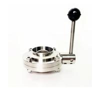 Fit 102mm 4" Pipe OD Butt Welding Flow Control Valve SUS 304 Stainless Beer Brewing Home