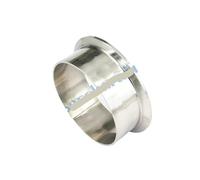 Fit 102mm Tube O/D x Tri Clamp 4" Height 40mm 304 Stainless Steel Welding Connector Pipe Fitting
