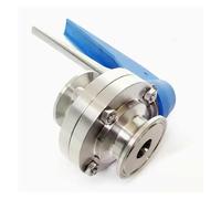 Fit 108mm 4.25" Pipe OD x 4" Tri Clamp Squeeze Trigger Flow Control Valve SUS 316L Stainless Brewing