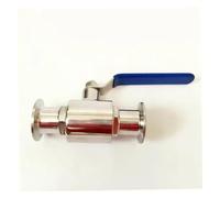 Fit 12.7mm 1/2" Pipe OD x 0.5" Tri Clamp Ball Shut Off Valve SUS 316L Stainless Beer Brewing Home