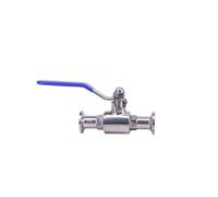 Fit 12.7mm-102mm Pipe OD x Tri Clamp Sanitary Ball Valve Shut Off Valve SUS 304/316L Stainless Steel Beer Brewing Home Factory(304 Normal,25mm OD K50.5mm)