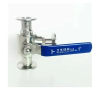 Fit 25mm 1" Pipe OD x 1.5" Tri Clamp T-Port Ball Valve SUS 304 Stainless Beer Brewing Home Factory