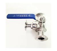 Fit 38mm 1-1/2" Pipe OD x 1.5" Tri Clamp T-Port Ball Valve SUS 304 Stainless Beer Brewing Home