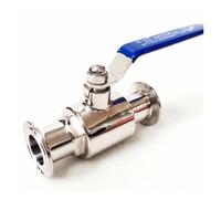 Fit 45mm 1-3/4" Pipe OD x 2" Tri Clamp Ball Shut Off Valve SUS 304 Stainless Beer Brewing Home