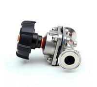 Fit 51mm Pipe OD x 2" Tri Clamp Valve SUS 316L Stainless Steel For Homebrew Beer Brewing