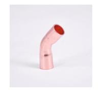 Fit 6.35mm 1/4" Tube Copper End Feed 45 Degree Coupler Plumbing Fitting Water Gas Oil Fuel For Air Conditioner