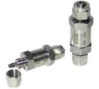 Fit 6 8 10 12mm Hose Quick Twist Screw Nut Check Valve One Way Non-return Inline 304 Stainless Steel(Fit 12x8mm Hose)