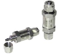 Fit 6 8 10 12mm Hose Quick Twist Screw Nut Check Valve One Way Non-return Inline 304 Stainless Steel(Fit 6x4mm Hose)