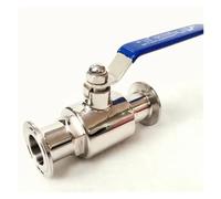 Fit 76mm Pipe OD x 3" Tri Clamp Ball Shut Off Valve SUS 304 Stainless Beer Brewing Home