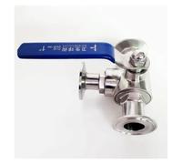 Fit 76mm Pipe OD x 3" Tri Clamp T-Port Ball Valve SUS 316L Stainless Beer Brewing Home