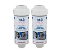 Fit aqua AC-WSM AM-SET-I Lot de 2 filtres anti-calcaire pour machine à laver