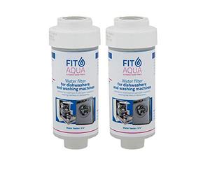 Fit aqua AC-WSM AM-SET-I Lot de 2 filtres anti-calcaire pour machine à laver