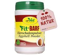 Fit-Barf Poudre de Coquille d'œuf - Source Naturelle de Calcium pour Chiens et Chats - 1000 g pour Soutenir la santé des os
