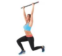 Sveltus Barre en acier lestée 1 m 1 kg