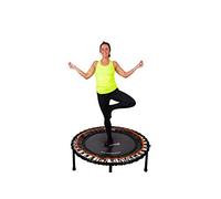 Fit Bounce Pro II Mini Trampoline Fitness Bungee|Fabrication Professionnel pour Adultes et Enfants, Silencieux, Pliable|Incluant DVD, Sac Rangement, Compteur de Sauts, Vidéos d’Exercices en Ligne